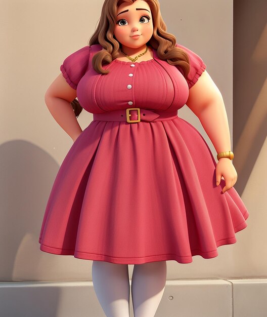 Plussize-Mädchen