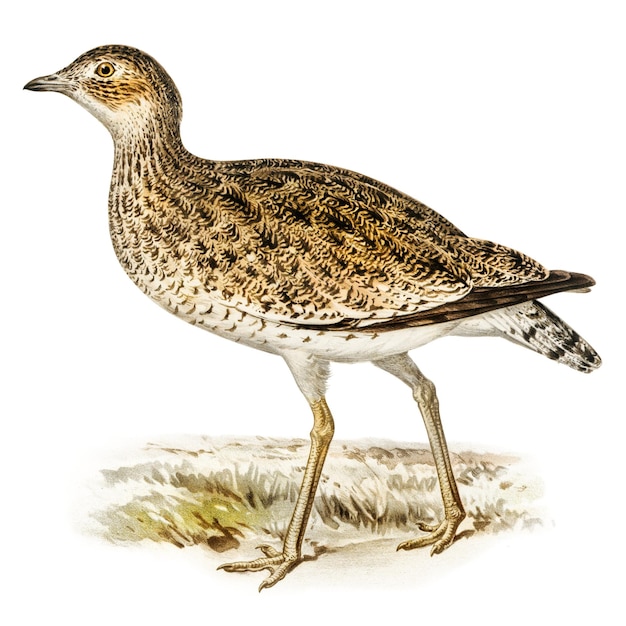 Png-Aufkleber kleiner, von der Hand gezeichneter Vogel