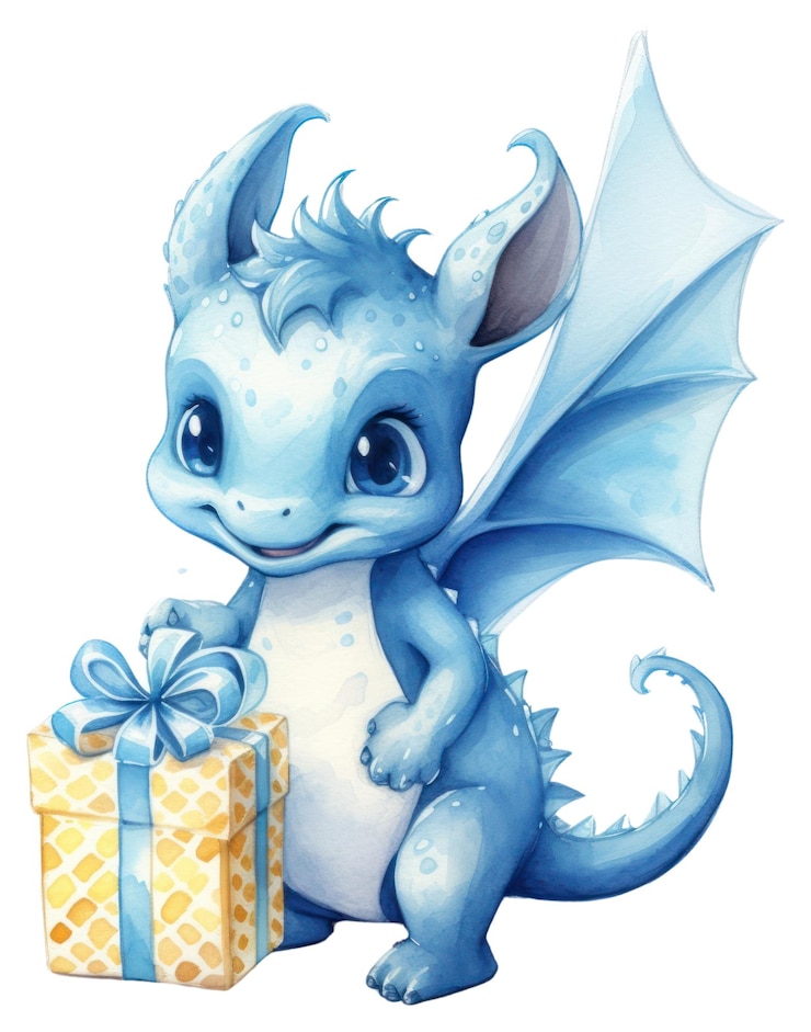 Foto png baby blauer drachen tierfeier süß