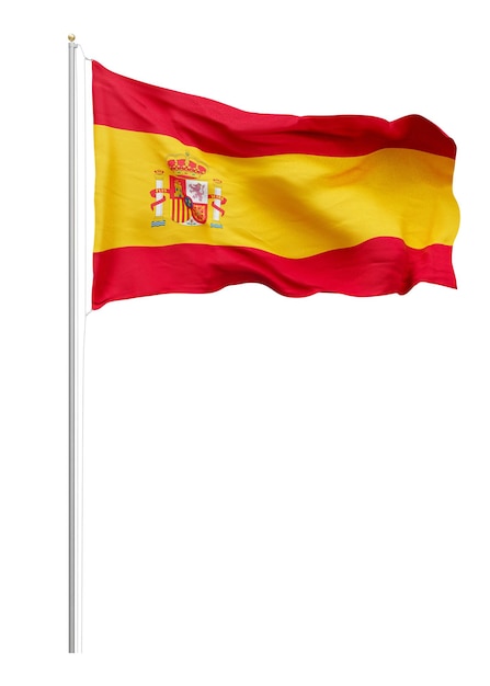 Png bandeira espanhola elemento de colagem fundo transparente