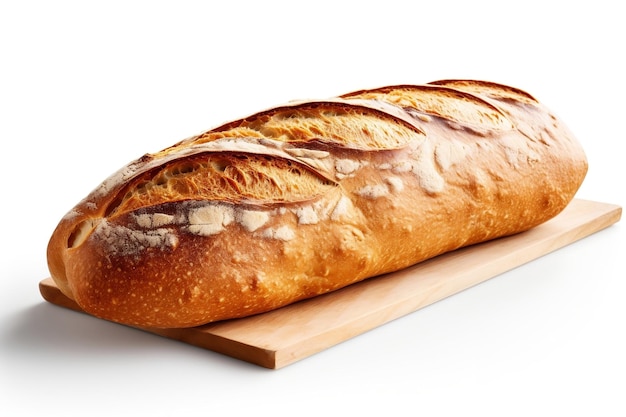 PNG-Bild Brot vor weißem Hintergrund Generative KI
