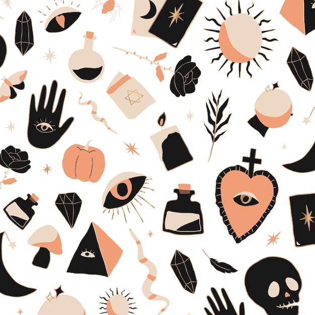 Png-Bohemian-Hexerei-Droodle Halloween durchsichtig