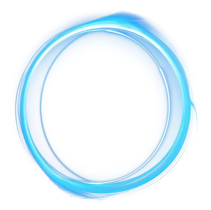 Foto png círculo forma abstrata tecnologia de luz preto
