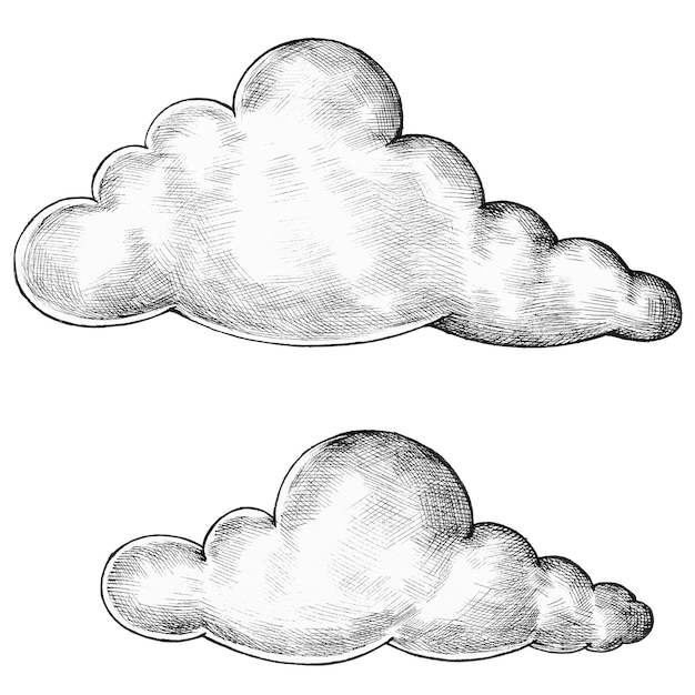 Png clipart del ícono de dibujo de la nube