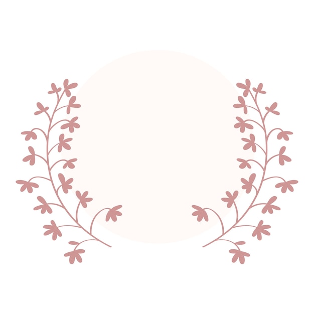 Png coroa de louro elemento do emblema fundo transparente