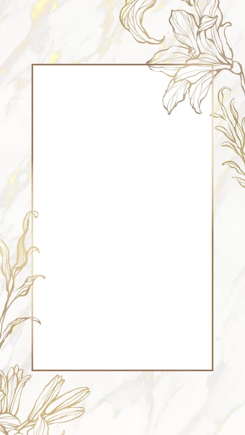 Png desenho de flores estéticas moldura de borda fundo transparente