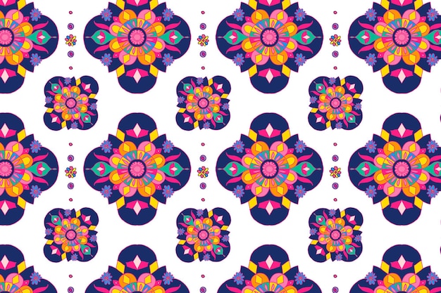 Png Diwali patrón de mandala indio
