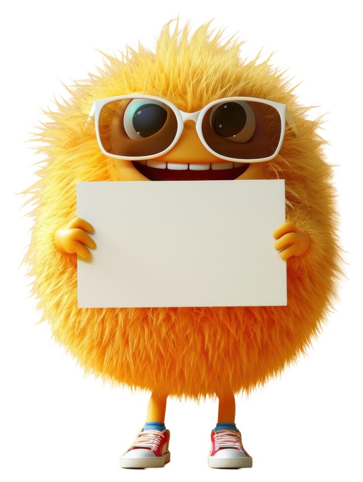 Foto png einfache pelzkugel charakter sonnenbrille niedliche darstellung