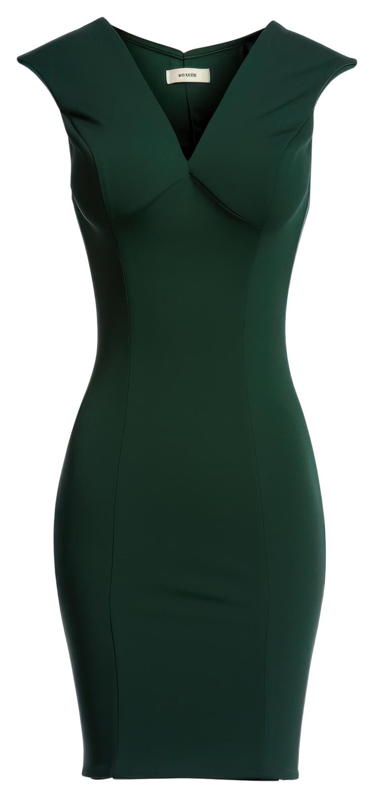 Foto png elegante grüne ärmellose kleidung
