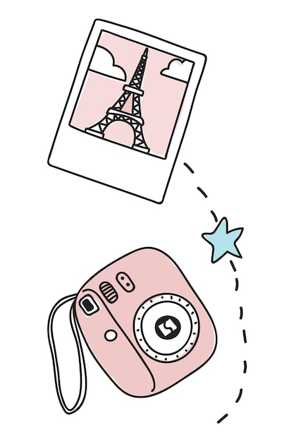 Png Elemento de diseño del viaje a París Fondo transparente