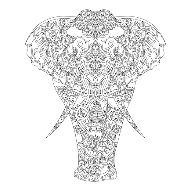 Png elemento elefante fondo transparente