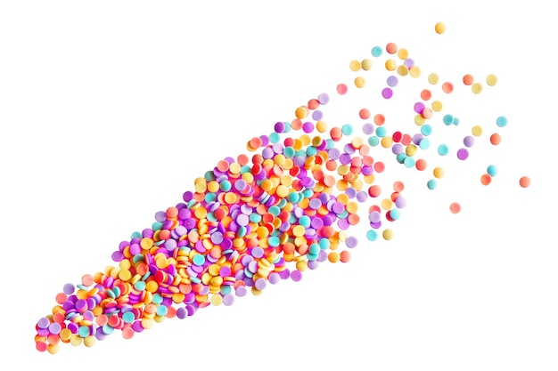 PNG elementos de diseño de confeti coloridos fondo transparente
