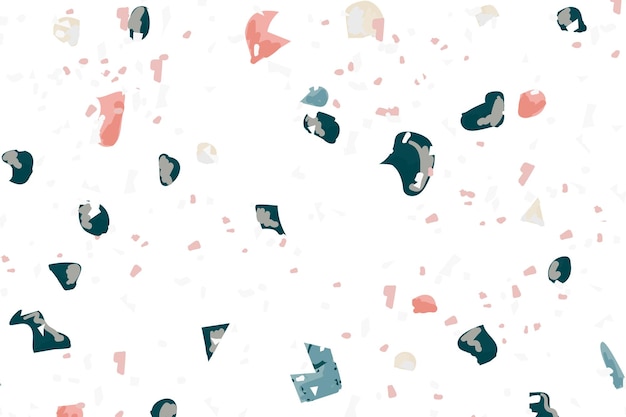 Png-farbenfrohes Marmor-Terrazzo-Muster durchsichtiger Hintergrund