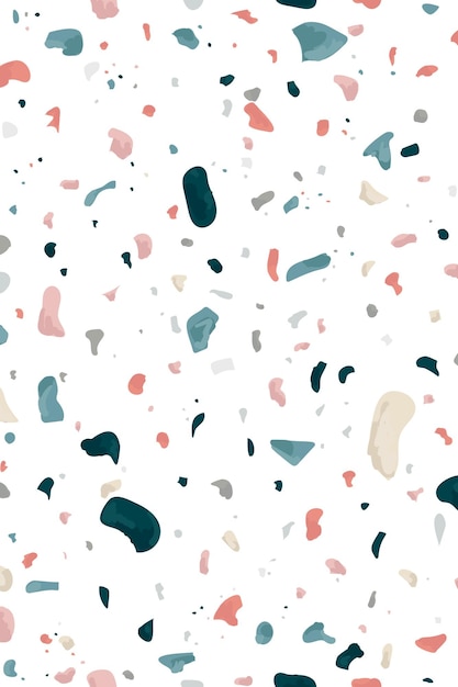 Png farbenfrohes Terrazzo-Muster durchsichtiger Hintergrund