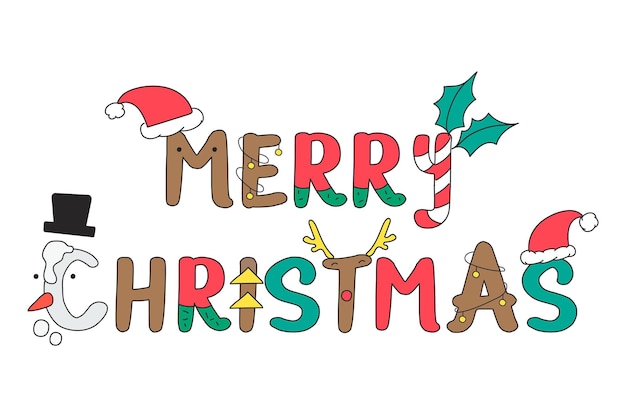 Png Feliz Navidad elemento de palabra fondo transparente