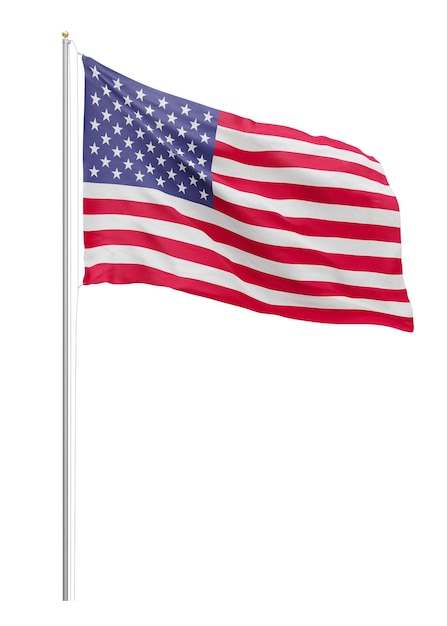 Png-Flagge der USA Collage-Element durchsichtiger Hintergrund