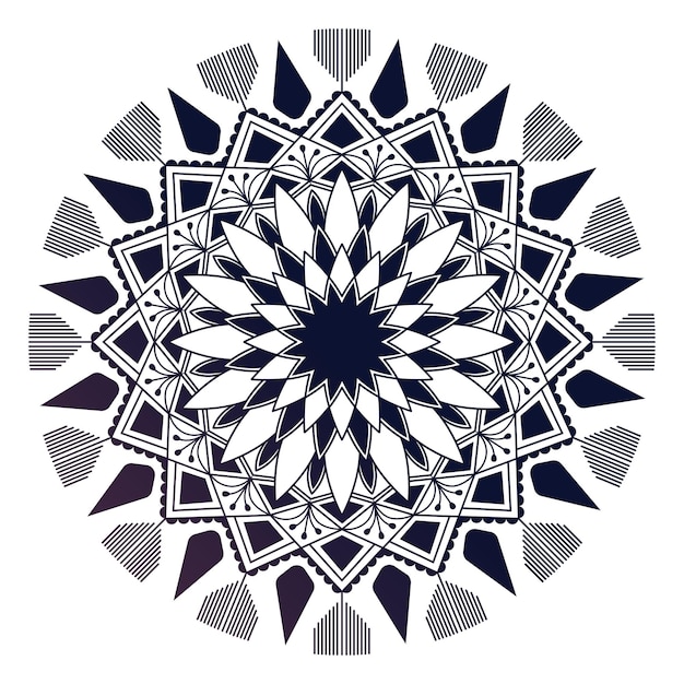 PNG flor de mandala elemento del festival de Diwali fondo transparente