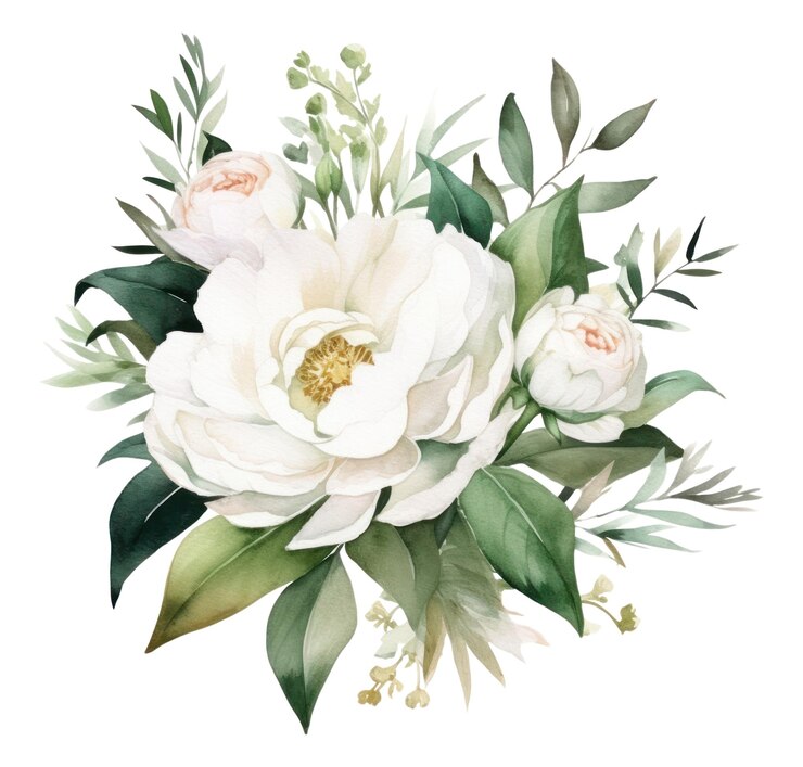 Foto png flores brancas planta de rosa branca