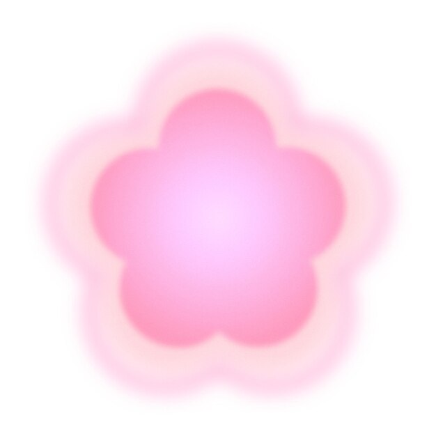 PNG Flores rosadas brillantes con fondo transparente