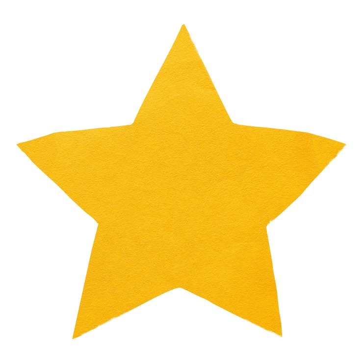 Foto png-goldpapier craft-sterne-collage-element durchsichtiger hintergrund