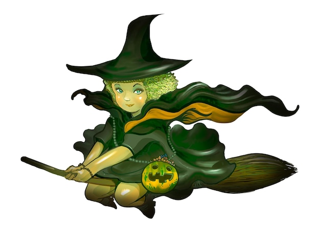 Png Halloween Hexe durchsichtiger Hintergrund
