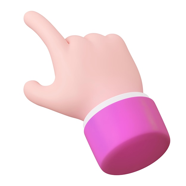 PNG-handgeklickbare 3D-Elemente durchsichtiger Hintergrund