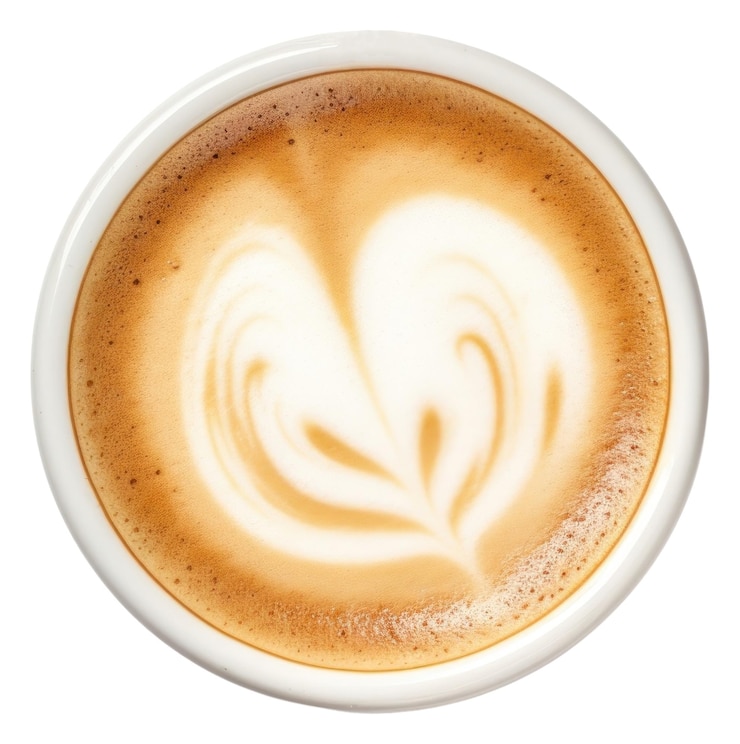 Foto png kaffee-latte-getränk im becher
