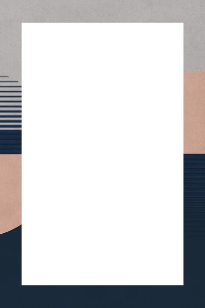 Png-Leerrahmen mit minimalistischer Ästhetik und stumpfen Farben