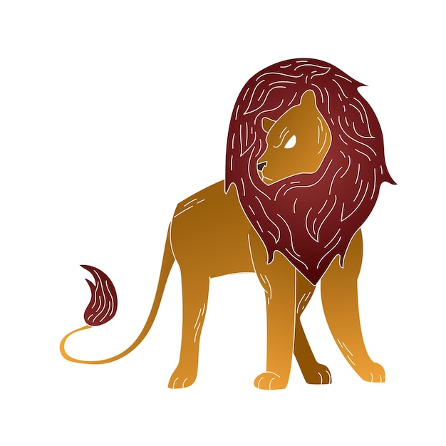 Png Leo astrologisches Zeichen Aufkleber durchsichtiger Hintergrund