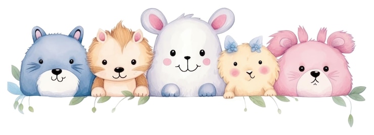 Foto png mamíferos animais de pelúcia fundo transparente bonito