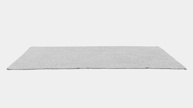 PNG-Matten-Mockup durchsichtiges Teppich-Hausdekorationsobjekt