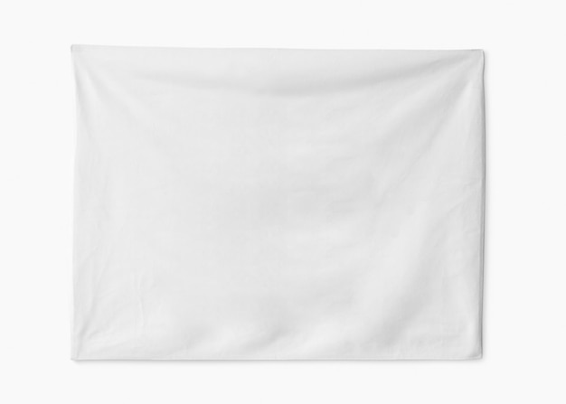 Png-Mockup von Wandtapeten aus Stoff mit Designraum