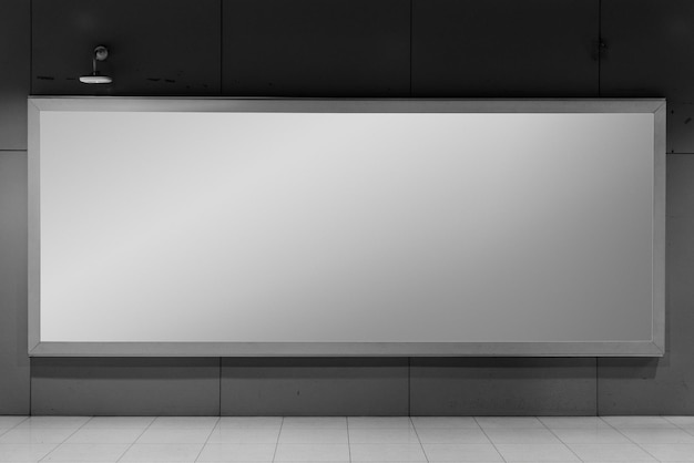 Png-Mockup-Werbezeichnung in realistischem Design
