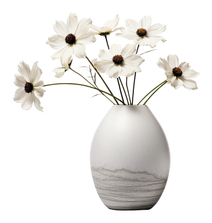 Foto png moderne vase blumenpflanze weiß