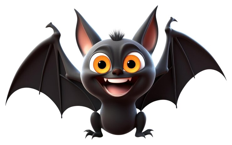 Foto png morcego halloween animal de desenho animado