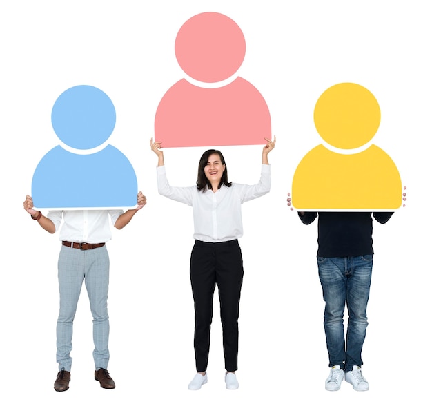 Png Mujer de negocios como líder del equipo antecedentes transparentes