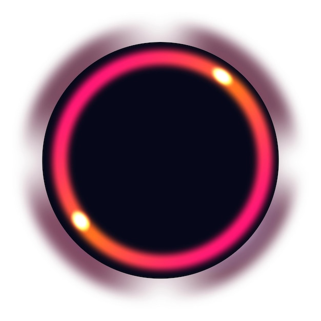 Png-Neon-geometrische Form Copyspace durchsichtiger Hintergrund