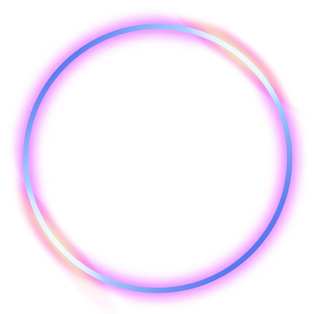 Png-Neon-geometrische Form Copyspace durchsichtiger Hintergrund