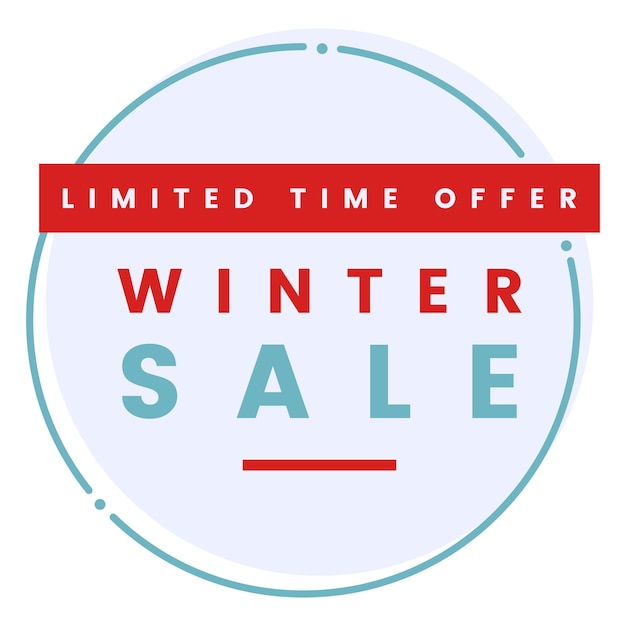 Png Oferta de venta de invierno por tiempo limitado elemento de fondo transparente