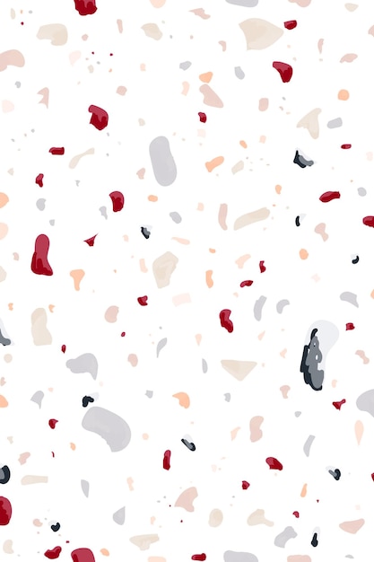 Png-Pastellterrazzo-Muster durchsichtiger Hintergrund