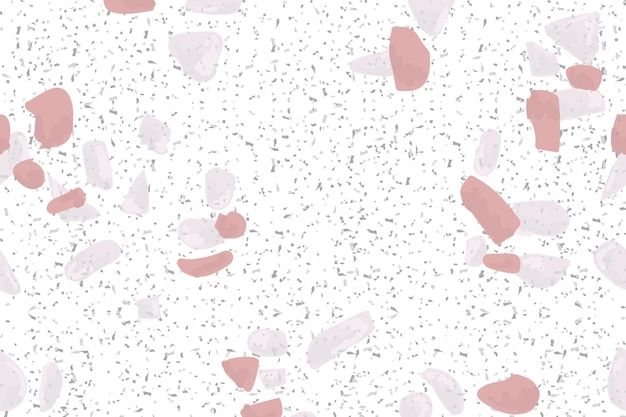 Png patrón de terrazzo rosado pastel fondo transparente