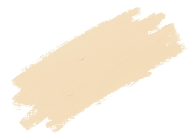 Png pegatina de trazo de pintura crema de fondo transparente