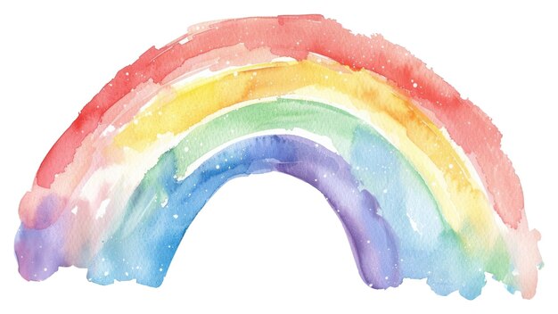 PNG Regenbogen-Hintergründe mit Wassermalerei