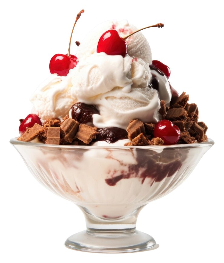 Foto png sundae creme sobremesa comida gerada por ia imagem de rawpixel