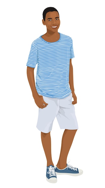 PNG-Teenager-Collage-Element mit voller Körperlänge auf durchsichtigem Hintergrund