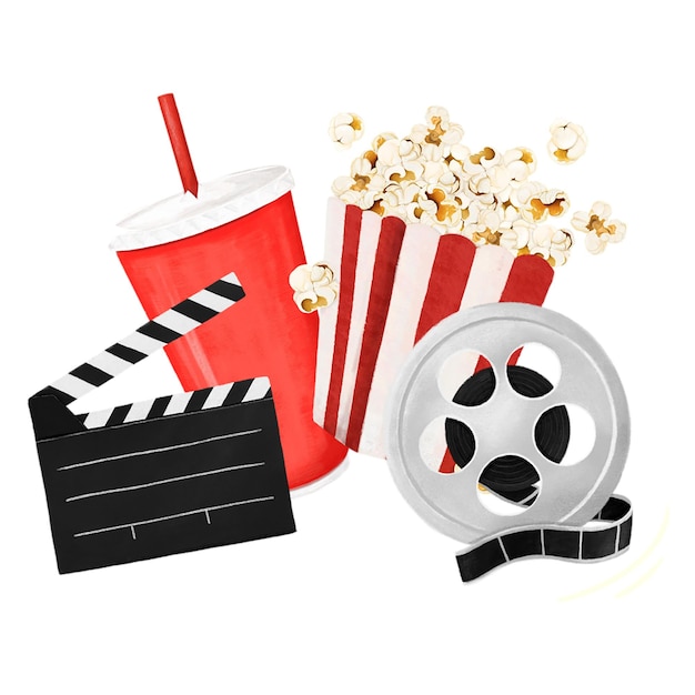 Png-Unterhaltungsfilme mit durchsichtigem Hintergrund