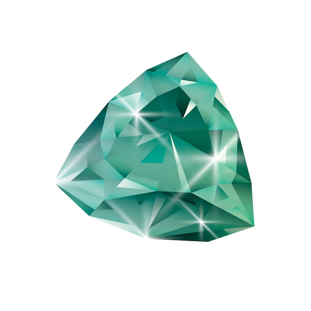 Png verde lujoso elemento de diamante fondo transparente