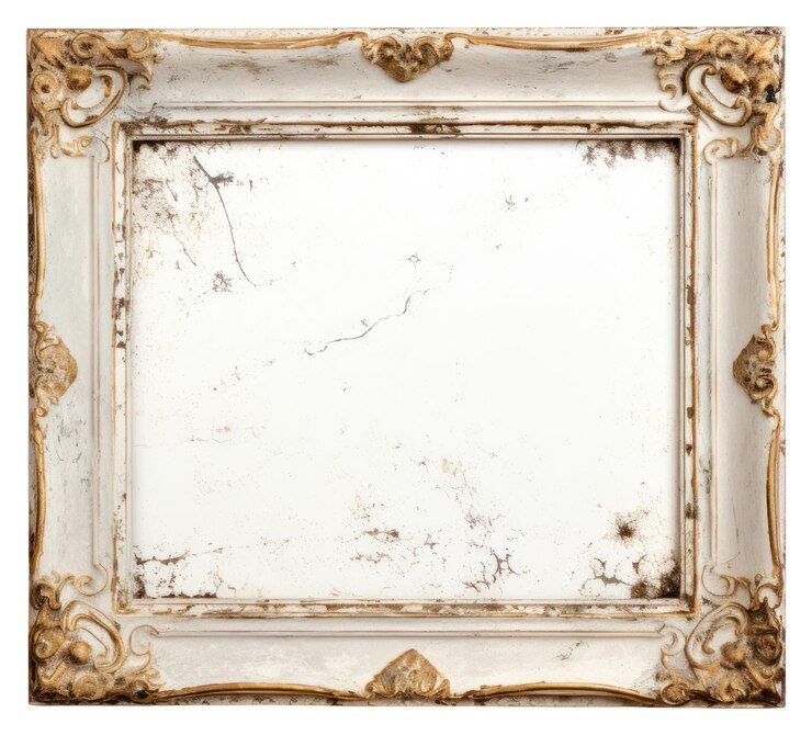 Foto png vintage grunge estrutura de quadro retângulo arquitetura de fundo branco