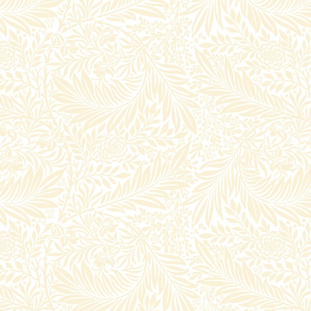 PNG William Morriss Blattmuster Aufkleber Vintage Blumendesign durchsichtiger Hintergrund