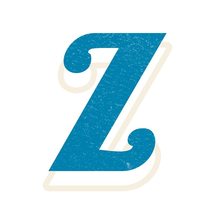 Foto png z letra alfabeto tipografía retro